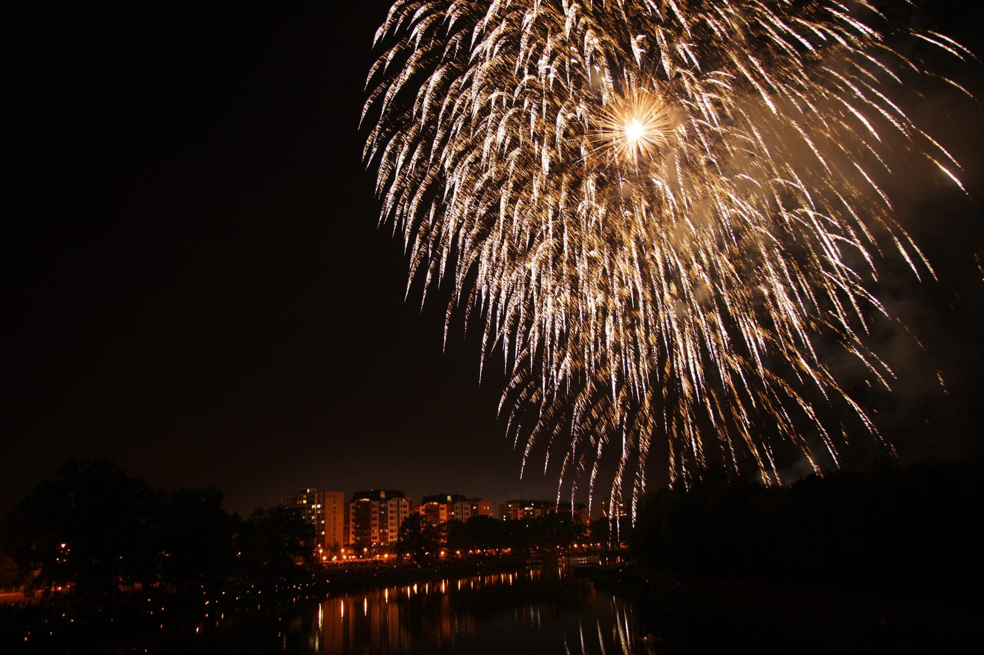 Zlatá vrba nad Labem při městské slavnosti